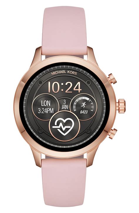 michael kors runway silicone touchscreen strap smart watch|dw7m1 Michael Kors Watch.